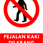 38. Pejalan Kaki Dilarang Masuk.png
