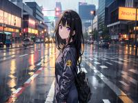 AI illustration  yuri  Nishikigi Chisato                rainy - pixiv.jpg