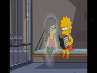 Lisa Simpson and Rachel in Jail 2016.jpg