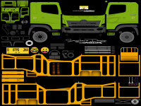 HINO 500 CAR CARRIER  MUATAN MOBIL  HIJAU ORIGINAL.png