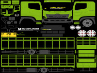 LIVERY HINO 500 MOTOR CARRIER MUATAN SUPRA HIJAU POLOS.png
