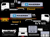 LIVERY HINO 500 TRAILER KONTAINER MAERSK PUTIH.png