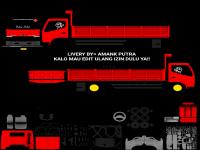 LIVERY HINO DUTRO KALIMANTAN STYLE LOSBAK MUATAN HEBEL MERAH.png