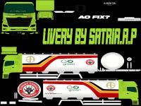 Livery Hino 500 Tangki Semen GO Green Hijau.png